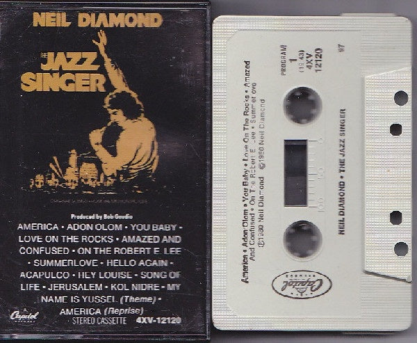Neil Diamond – The Jazz Singer - Used Cassette Capitol 1980 USA - Soundtrack