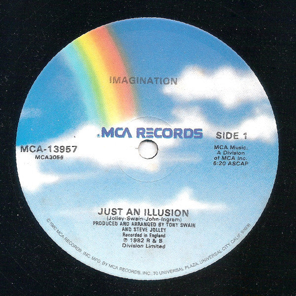 Imagination ‎– Just An Illusion - VG+ 12" Single USA 1982 - Disco