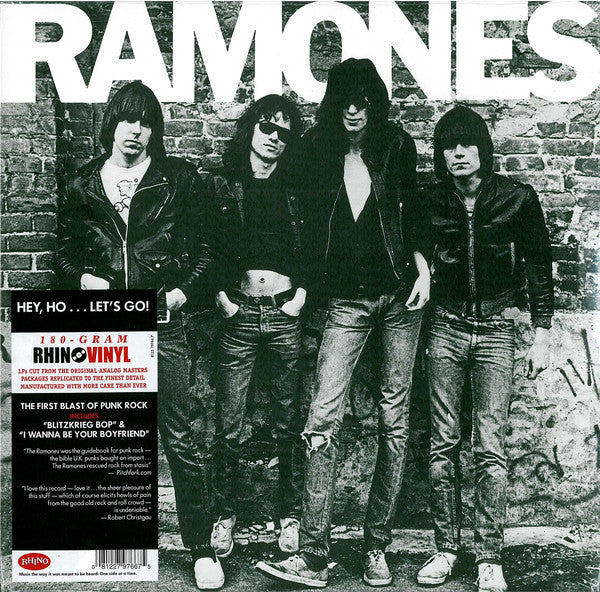 Ramones ‎- S/T - New Vinyl Record 2011 Rhino 180Gram Reissue from original masters - Punk / Rock
