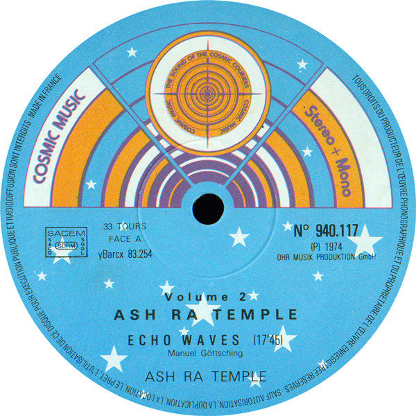 Ash Ra Tempel – Discover Cosmic - VG+ 2 LP Record 1975 Cosmic Music France Vinyl - Krautrock / Space Rock / Psychedelic Rock - Shuga Records