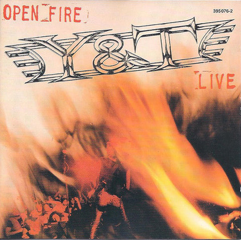 Y & T - Open Fire (Live) MINT- 1989 A & M Records - Rock
