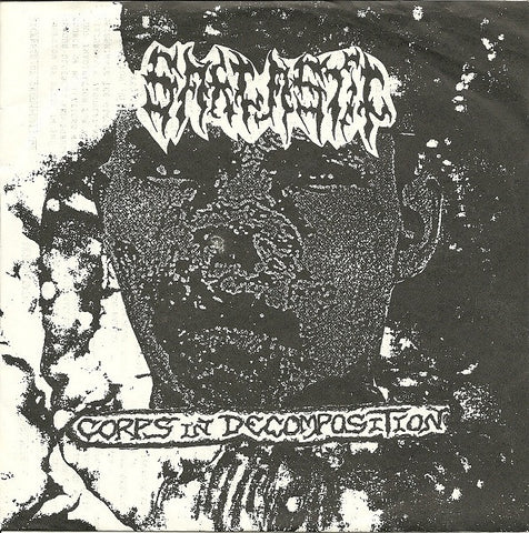 Sarcastic – Corps In Decomposition - Mint- 7" EP Record 1993 Rotthenness Rødel Brazil Vinyl & Insert - Death Metal