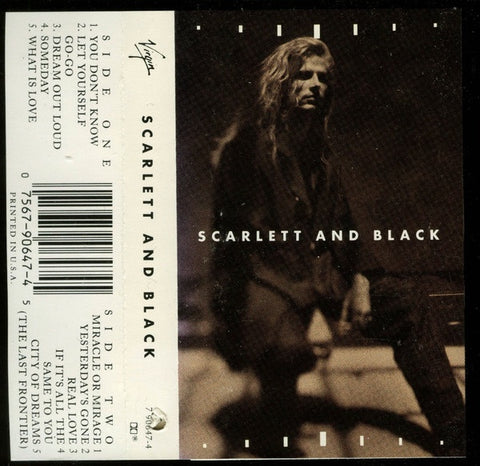 Scarlett & Black – Scarlett And Black - Used Cassette Virgin 1988 USA - Electronic