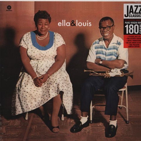 Ella Fitzgerald & Louis Armstrong - New Vinyl Record - Mono Reissue - 180 Gram Audiophile Ltd Ed