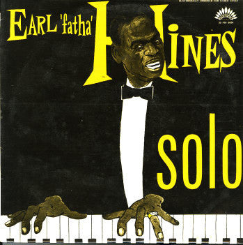 Earl Hines ‎– Solo VG+ - 1956 Fantasy Mono Red Vinyl USA - Jazz - B2-071