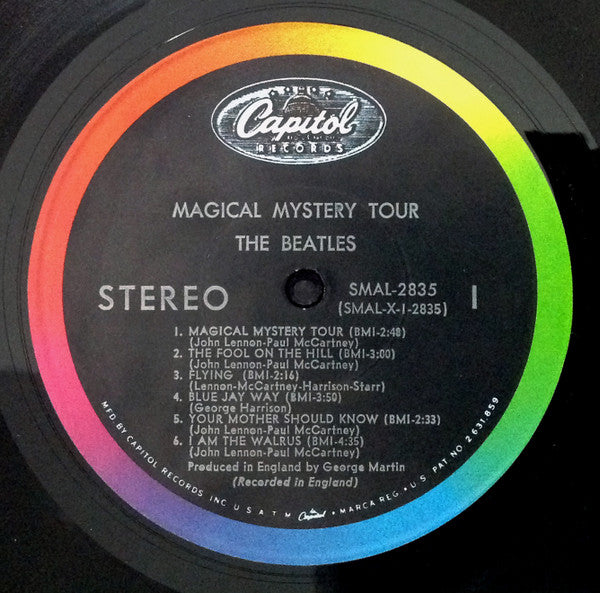 The Beatles - Magical Mystery Tour - VG- (lower grade) LP Record 1967 Capitol Stereo USA Vinyl - Psychedelic Rock / Pop Rock - Shuga Records