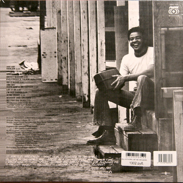 Bill Withers ‎– Just As I Am (1971) - New LP Record 2012  Sussex/Music On Vinyl Europe Import 180 gram Vinyl - Soul - Shuga Records