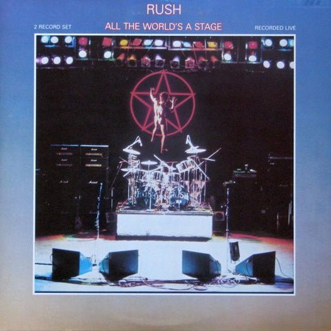 Rush ‎– All The World's A Stage - VG+ 2 LP Record 1976 Mercury USA Vinyl - Hard Rock / Prog Rock