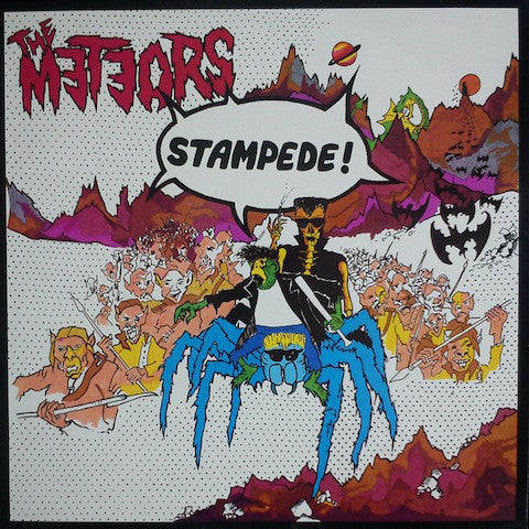 The Meteors - Stampede! - New Vinyl Record 2016 Let Them Eat Vinyl Limited Edition Gatefold Red Vinyl Pressing - Rock / Psychobilly