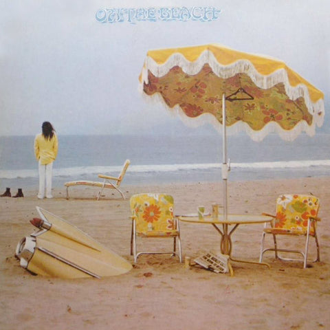 Neil Young ‎– On The Beach - VG- (low gradevinyl) Lp Record 1974 USA Original Vinyl - Rock