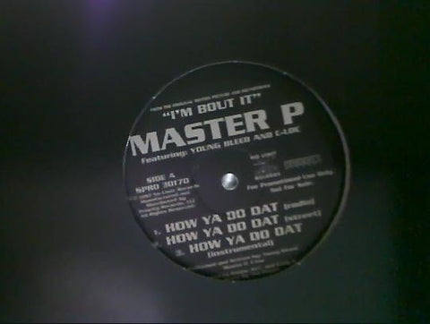 Master P featuring Young Bleed and C-Loc ‎– How Ya Do Dat - VG+ 12" Single Record 1997 No Limit USA Promo Vinyl - Hip Hop