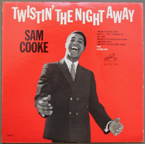Sam Cooke – Twistin' The Night Away - VG+ (VG cover) LP Record 1962 RCA Victor USA Mono Original Vinyl - Rhythm & Blues / Soul / Twist - Shuga Records