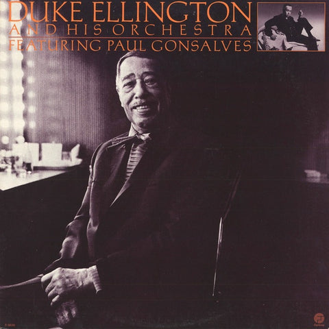 Duke Ellington And His Orchestra Featuring Paul Gonsalves – Featuring Paul Gonsalves - VG+ LP Record 1984 Fantasy USA Vinyl - Jazz / Swing