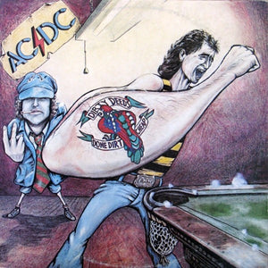 AC/DC – Dirty Deeds Done Dirt Cheap (1976) - Mint- LP Record 1977 (Second pressing Blue Label without a kangaroo) Albert Productions Australia Vinyl - Hard Rock / Rock & Roll