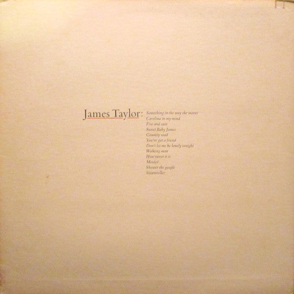 James Taylor – James Taylor's Greatest Hits - Mint- LP Record 1976 Warner USA Vinyl - Pop Rock / Soft Rock / Folk Rock