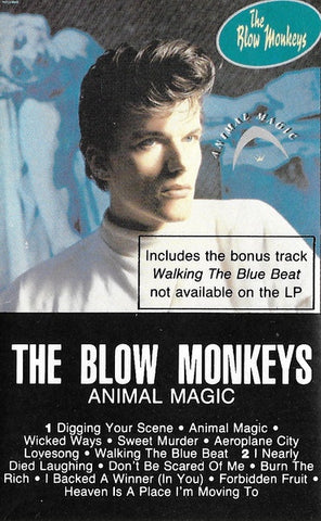 The Blow Monkeys – Animal Magic- Used Cassette 1986 RCA Tape- Pop/Synth Pop