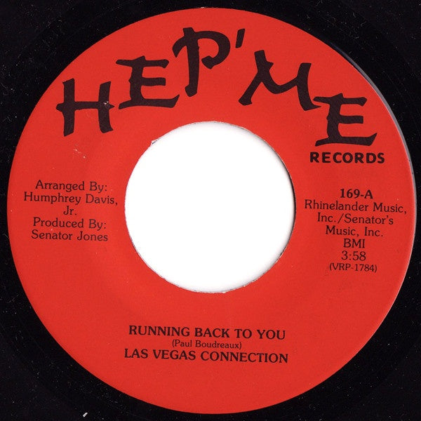 Las Vegas Connection - Running Back To You / Can't Nobody Love Me Like You Do  - New 7" Single Record Store Day 2022 Hep' Me Records Vinyl - Soul / Disco