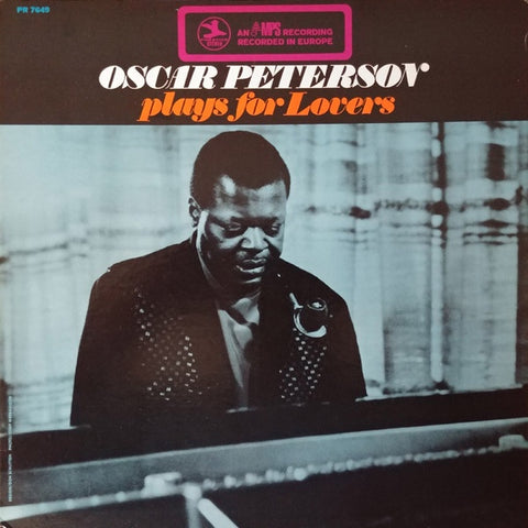 Oscar Peterson – Oscar Peterson Plays For Lovers - VG+ LP Record 1969 Prestige USA Stereo Vinyl - Jazz