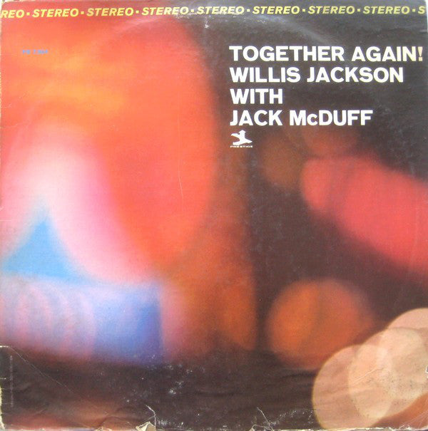 Willis Jackson With Jack McDuff ‎– Together Again! - VG+ LP Record (VG- Cover) 1965 Prestige USA Stereo Vinyl - Jazz