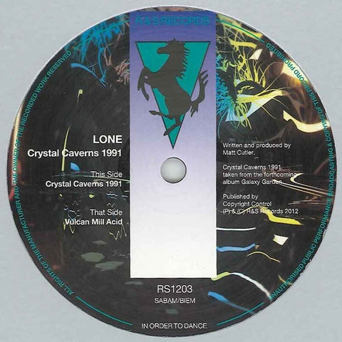 Lone – Crystal Caverns 1991 - New 12" Single Record 2012 R & S Belgium Vinyl -Acid House / Breaks / Deep House