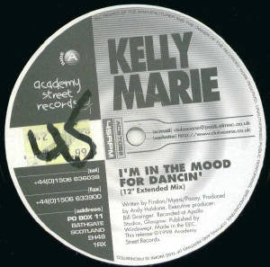 Kelly Marie – I'm In The Mood For Dancin' - New 12" Single Record 1998 Academy Street UK Vinyl - Euro House