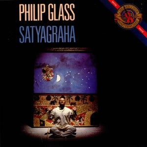 Philip Glass – Satyagraha - Mint- 3 LP Record Box Set 1985 CBS Masterworks Europe Import Vinyl & Book - Classical / Post-Modern