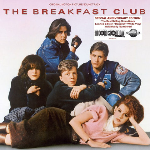 Various – The Breakfast Club (Original Motion Picture 1985) - New LP Record Store Day 2012 A&M USA Dandruff White Vinyl & Numbered - Soundtrack