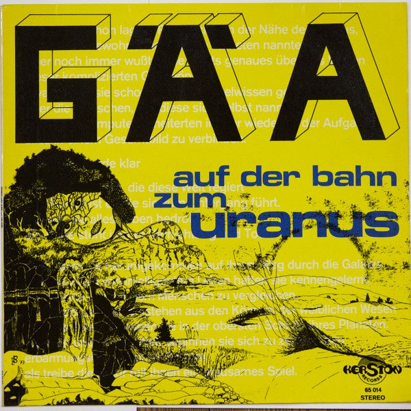 Gäa – Auf Der Bahn Zum Uranus - VG+ LP Record 1973 Kerston Germany Vinyl - Psychedelic Rock / Prog Rock - Shuga Records
