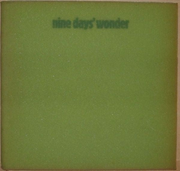 Nine Days' Wonder – Nine Days' Wonder - VG+ LP Record 1971 Bacillus Germany Vinyl & Foam Cover - Prog Rock / Psychedelic Rock / Krautrock - Shuga Records