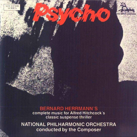 Hitchcock / Bernard Herrmann – Psycho (The Original Film Score) (1976) - New LP Record 2015 DOL 180 gram Red Vinyl - Soundtrack