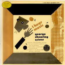 The George Shearing Quintet ‎– I Hear Music -  VG 10" Lp Record 1950 MGM USA Mono Vinyl - Jazz