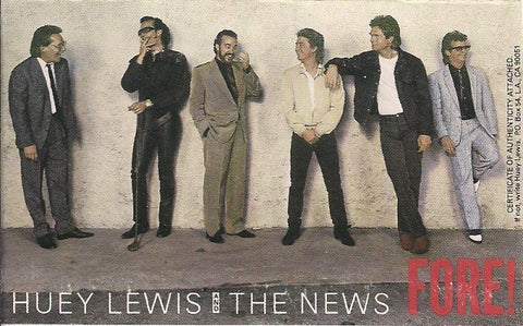Huey Lewis And The News – Fore! - Used Cassette 1986 Chrysalis Tape - Pop Rock / New Wave
