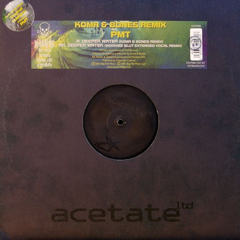 PMT – Deeper Water (Koma & Bones Remix) - New 12" Single Record 2001 Acetate Ltd UK Vinyl - Breaks