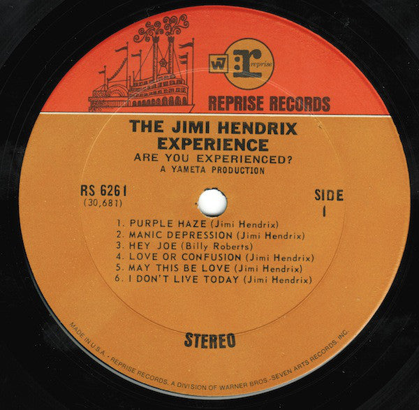The Jimi Hendrix Experience ‎– Are You Experienced? - VG+ Lp Record 1968 Two-Tone Label Repress (Orig. 1967) USA Stereo Original Vinyl - Rock / Psychedelic - Shuga Records