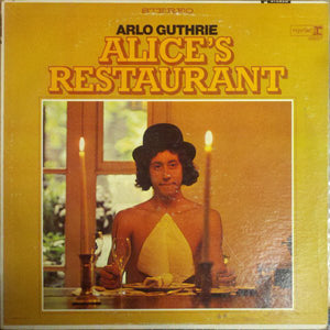Arlo Guthrie - Alice's Restaurant VG+ Lp Record 1967 Stereo USA Original USA Vinyl - Rock / Folk Rock