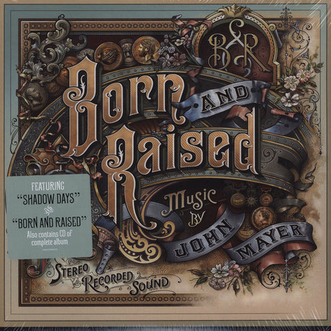 John Mayer ‎– Born And Raised - New 2 LP Record 2012 Columbia Vinyl - Blues Rock / Folk Rock