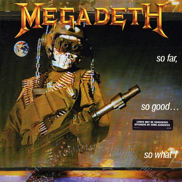 Megadeth – So Far, So Good... So What! - VG+ LP Record 1985 Capitol USA Vinyl - Thrash / Speed Metal / Heavy Metal - Shuga Records