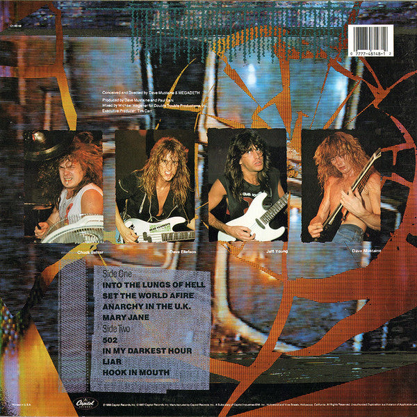 Megadeth – So Far, So Good... So What! - VG+ LP Record 1985 Capitol USA Vinyl - Thrash / Speed Metal / Heavy Metal - Shuga Records
