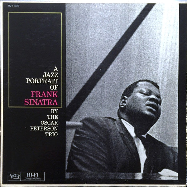The Oscar Peterson Trio – A Jazz Portrait Of Frank Sinatra - VG LP Record 1961 Verve USA Mono Vinyl - Jazz