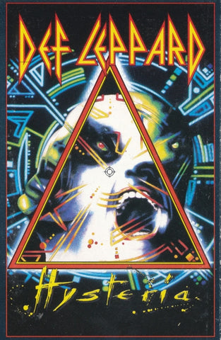 Def Leppard – Hysteria- Used Cassette 1987 Mercury Tape- Hard Rock