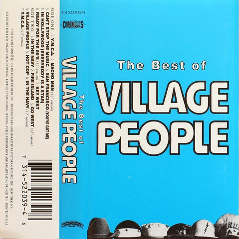 Village People – The Best Of Village People - Used Cassette 1994 Casablanca Tape - Funk / Soul / Disco