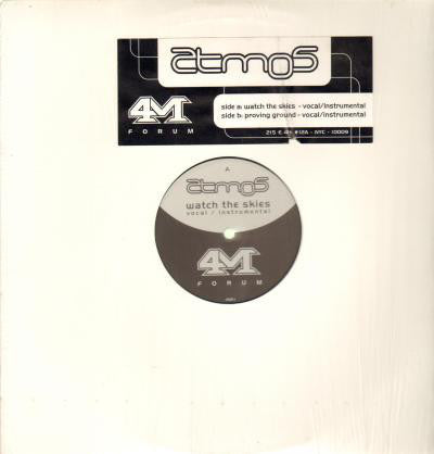 Atmos (2) – Watch The Skies / Proving Ground - Mint- 12" USA 1999 - RARE Hip Hop - Shuga Records