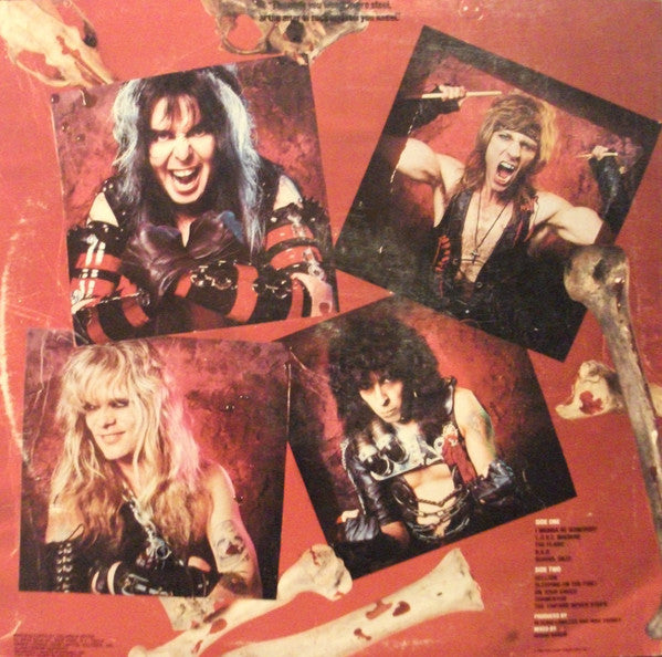 W.A.S.P. - W.A.S.P. - Mint- LP Record 1984 Capitol Club Edition USA Vinyl & Matching Inner Sleeve - Heavy Metal - Shuga Records