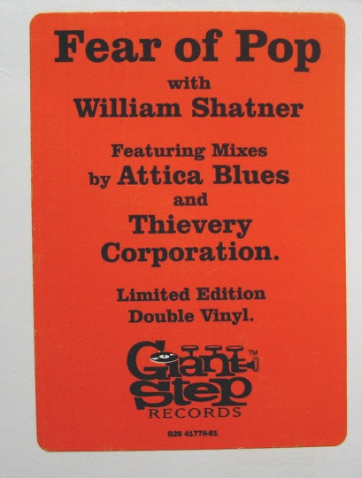 Fear Of Pop Feat. William Shatner – In Love - VG+ 2x EP Record 1998 Giant Step USA Promo Vinyl - Alternative Rock / Pop Rock / Trip Hop - Shuga Records