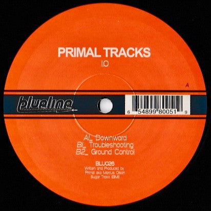 Primal - Primal Tracks 1.0 - New 12" Single Record 2004 Blueline Music Vinyl - Chicago Techno - Shuga Records