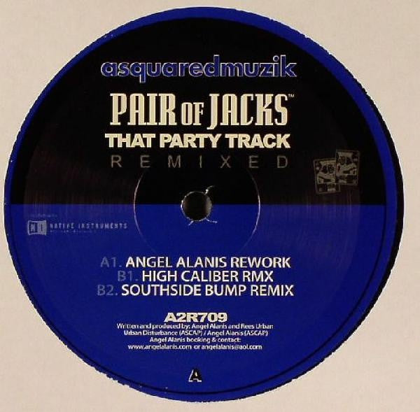 Pair Of Jacks - That Party Track (Remixed) - New 12" Single Record 2004 A Squared Muzik Dust Traxx Vinyl - Chicago Tech House - Shuga Records
