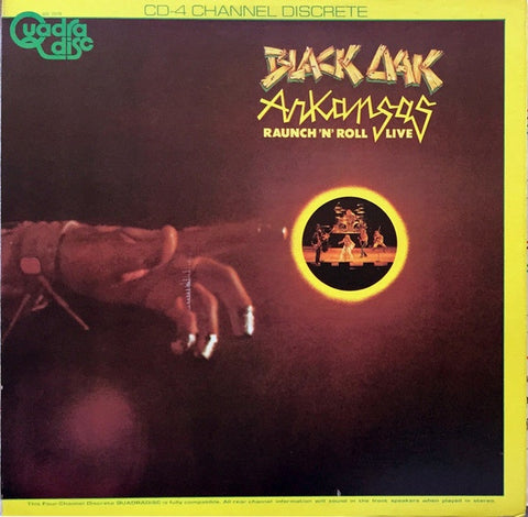 Black Oak Arkansas ‎– Raunch 'N' Roll Live - VG+ LP Record 1973 ATCO Quadraphonic USA Vinyl & Inserts - Hard Rock / Southern Rock