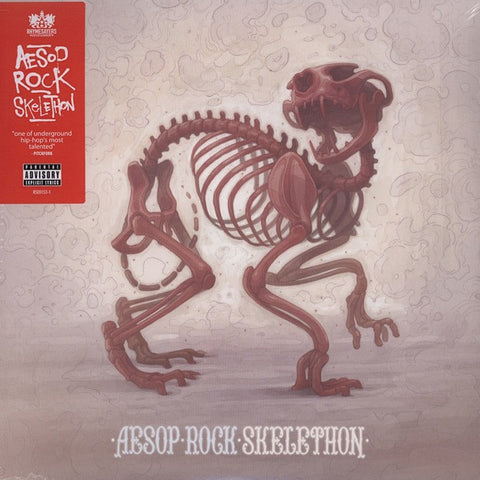Aesop Rock – Skelethon (2012) - New 2 LP Record 2012 Rhymesayers Red Vinyl & Download - Hip Hop