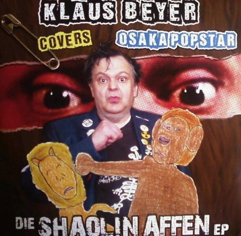Klaus Beyer Covers Osaka Popstar ‎– Die Shaolin Affen EP - New Vinyl Record 2012 (Limited Edition, 450 made "monkey brown" Vinyl) - Post-Punk, Punk