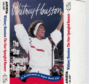 Whitney Houston – The Star Spangled Banner - Used Cassette Arsita 1991 USA - Brass & Military